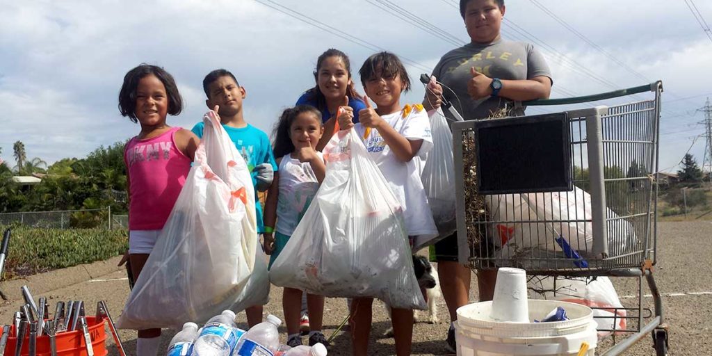 Living Coast - family cleanup and restoration projects